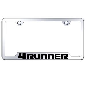 Automotive Gold INC Toyota 4Runner License Plate Frame - Silver